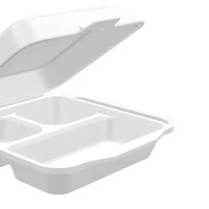 PLATES HINGED 8X8X3 3 COMPARTMENT 200/CS