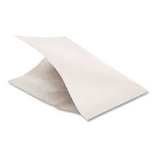 side open dry wax bag