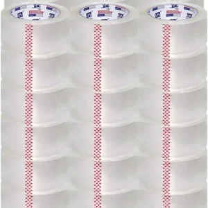 TAPE 48MM X 100M CLR 1.8 MIL ACRY 36/CS