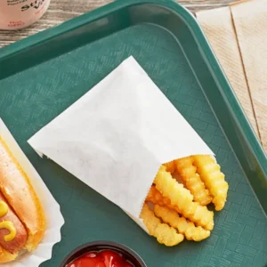 BAGS DRY WAX FRENCH FRY 2M/CS 5X4 BAG