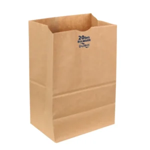 BAGS KRAFT 20# HD SHORTY VIRGIN 400/BL