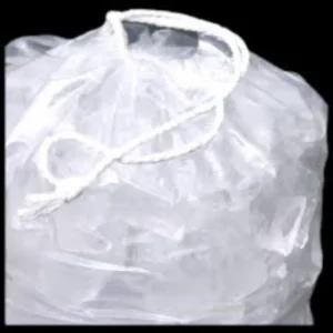 ICE BAG POLY DRAWSTRING 10#  DOG 500/CS