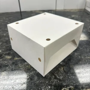 BOX 8 X 8 X 4-3/8 200/CS 10PC WHITE