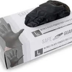 GLOVES NITRILE NBPPFGL 10/100/BX BLACK