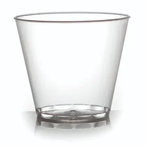 CUPS PLASTIC 405-CL 5OZ SQT 500/CS