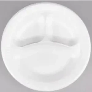 PLATES, STYRO 10CPWQR WHITE 500/CS