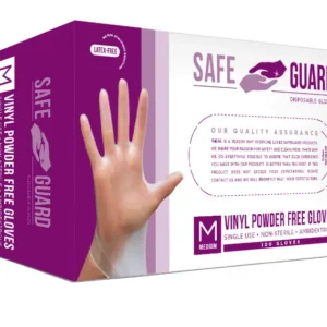 GLOVES VINYL PF MEDIUM  VGPCPFGM 100/BX