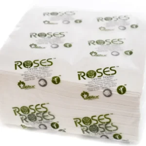 NAPKINS DIN WHITE 17" X 17" 1 PLY