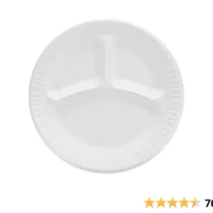 PLATES P10D 9" STYRO 3-CMP RTL 500/CS