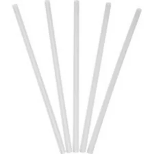 STRAW JUMBO, CLEAR 7.75" UNWRAP 10/500