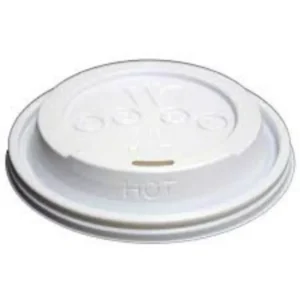 LIDS PLASTIC DL18 SIP THRU WHITE 1M/CS