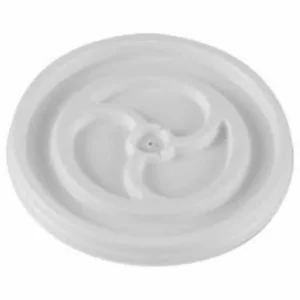 LIDS PLASTIC L6V VENTED WHITE 1000/CS