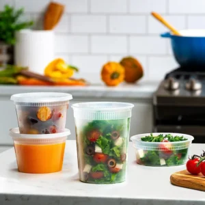 CONTAINERS 32OZ COMBO PLASTIC 240/CS