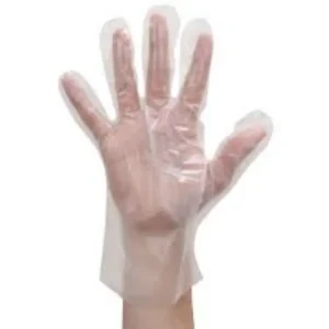 GLOVES PLASTIC HYBRID ONE-SIZE 5/200/CS