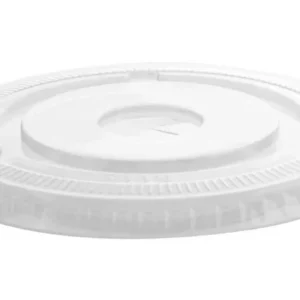 LIDS PET FLAT W/SLOT 12/24OZ 98MM 1M/CS
