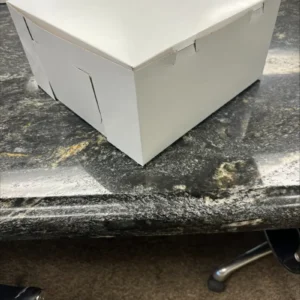CAKE BOX 12 X 12 X 6 1 PC WHITE  50/CS