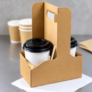 2 CUP PAPERBOARD CARRIER W/HANDLE 250CS