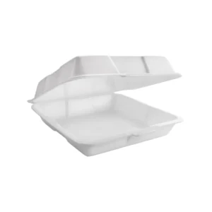 Hinged container 8x8x3 single compartment